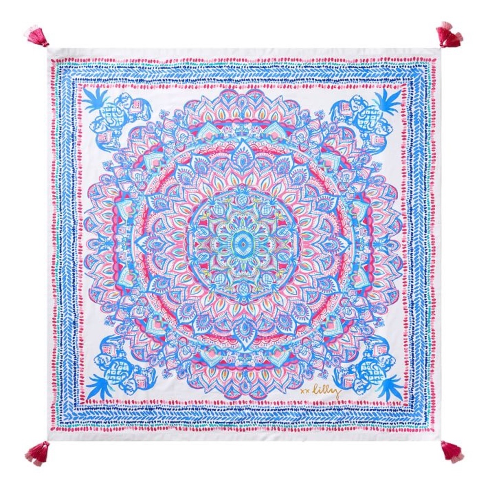 Lily Pulitzer Tassel Tapestry/Pottery Barn Teen